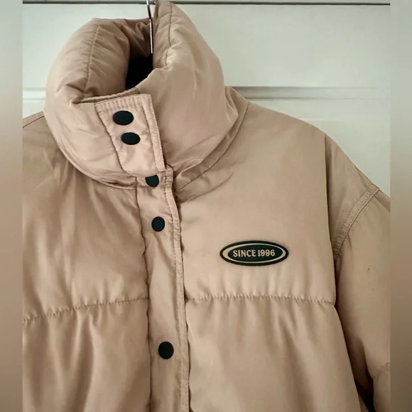 H & M Divided tan puffer jacket. - Picture 3 of 5